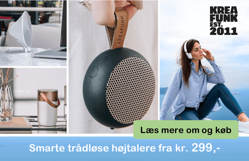 Smarte transportable trådløse bluetooth højtalere  - KoZmo Design Store